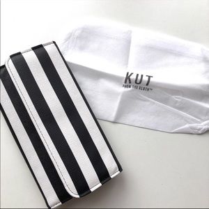 NWT Kut from the Kloth Striped Wallet.